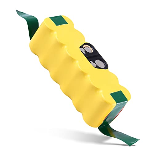 FUNMALL 14.4V para Irobot Roomba Batería 4500mAh Ni-MH Batería de Repuesto para Irobot Roomba Batería 500 600 700 800 900 Batería de Aspirador 1