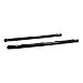 ARIES 201009 3-Inch Round Black Steel Nerf Bars, Select Jeep Patriot