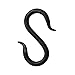 RCH Hardware SH-IR01-75 Iron S-Hook, 4 Gauge, Black (2 Pack)
