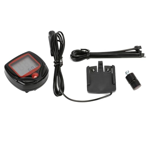 WANSUPYIN 2024 Durable Multifuncional Bicicleta Ciclismo Computadora LCD Cuentakilómetros Velocímetro Cronómetro Medidor de Velocidad Reloj