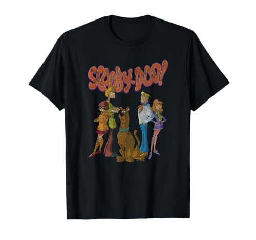 Scooby-Doo Vintage Group Poster T-Shirt Small