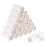 PATIKIL 100pz Tubi di Cartone 3,35 Pollici Rotoli Carta Igienica Bianco