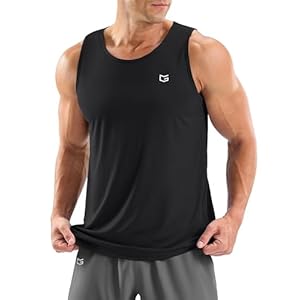 G Gradual Men’s Workout Tank Tops Sleeveless Muscle Shirts Summer UPF 50+ Quick Dry Shirts for Men Athletic Running Gym