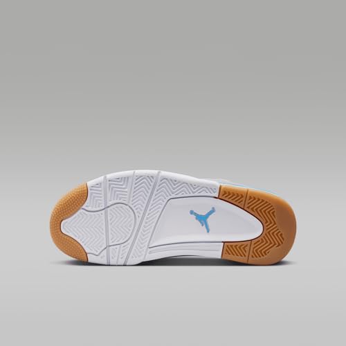 Air Jordan 4 RM Big Kids' Shoes (FQ7938-104, White/White/Neutral Grey)2