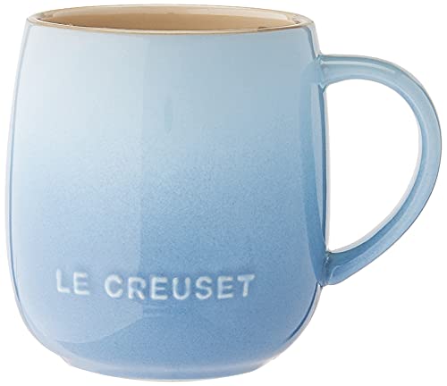 Le Creuset Stoneware Set of 4 Heritage Mugs, 13 oz. each, Coastal Blue - Image 2
