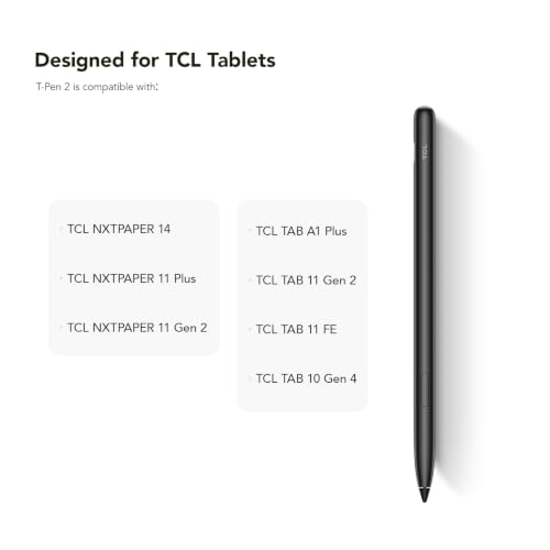 TCL T-Pen 2 Digital Stylus Pen for TCL Tablets, 4,096 Pressure Levels - image 2