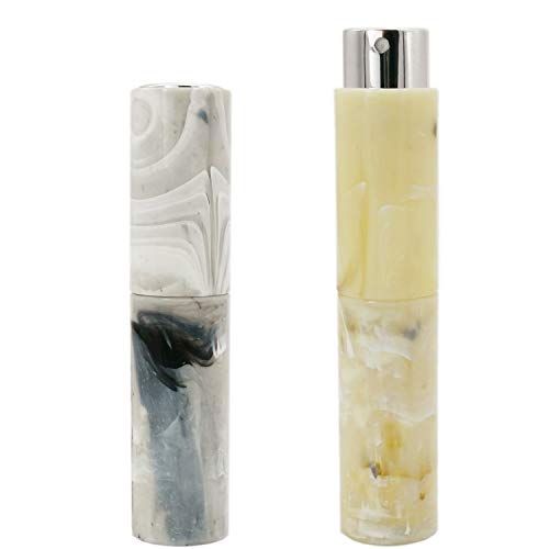 Perfume Atomiser Refillable 10ML Faireach Travel Aftershave Dispenser Spray Bottle Empty Leak Proof 2PCS