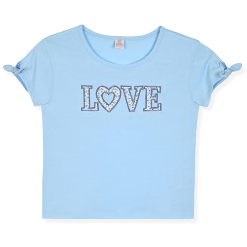 Image of Sweet Butterfly Girls Jeans Short Sets - 2 Piece Girls Clothing Set