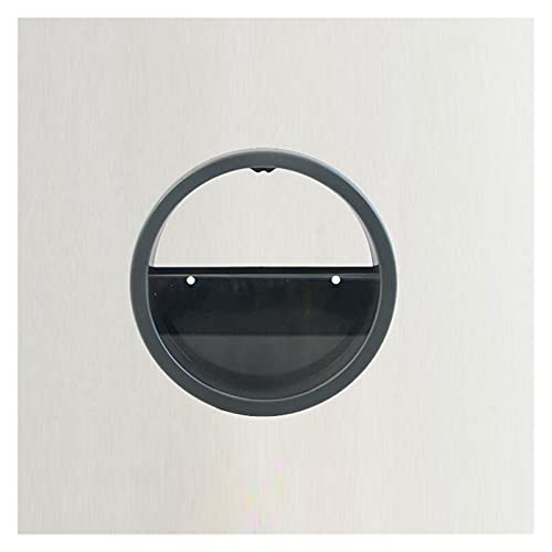 CAZARU Hängende Blumentöpfe, runder Wand-Pflanzgefäß, Kunststoff, DIY-Hängevase, Bonsai-Blumen, Sukkulenten, Pflanzen, Töpfe, Korb für Zuhause, Wohnzimmer, Restaurant, Dekor, hängende Pflanzgefäße