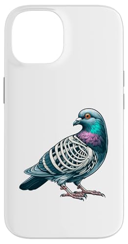 iPhone 14 X-ray Pigeon Body Anatomy Radiography Skeleton Case
