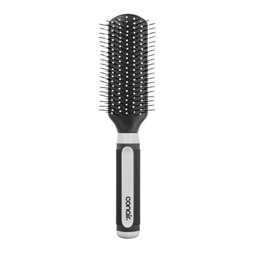Conair Salon Results Detangling Hairbrush - For Men and Women, All Hair Types with Nylon Bristles