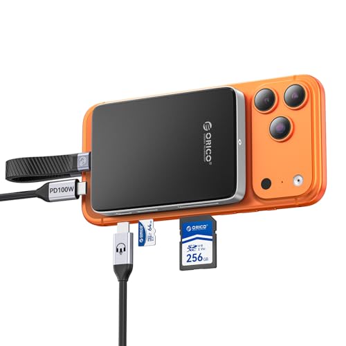 ORICO 10Gbps Magnetic M.2 NVMe SSD Enclosure with USB-C...