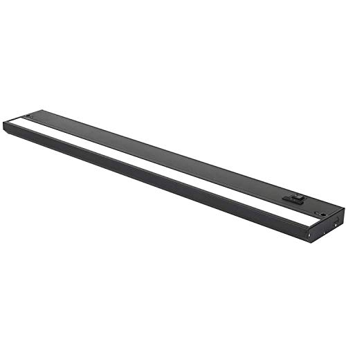 Exclusive Discount 90% Price 24 Inch Black LED Under Cabinet Lighting – Dimmable -3 Color Temperature Slide Switch – Warm White (2700K), Soft White (3000K), Cool White (4000K) - Plugged-in or Hardwired Installation by Magic Lite Best Promo 24 Inch Black LED Under Cabinet Lighting – Dimmable -3 Color Temperature Slide Switch – Warm White (2700K), Soft White (3000K), Cool White (4000K) - Plugged-in or Hardwired Installation by Magic Lite