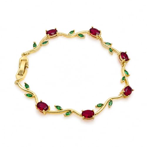 Image of Aurie Tulip Bracelet for Women & Girls | Anti Tarnish Stainless Steel Floral Bracelet |Party and Daily Wear Jewellery
