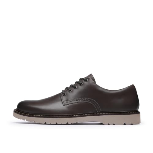 Clarks Herren Eastridge Low Oxford, Dunkelbraun, 44.5 EU Weit – Ansicht 3