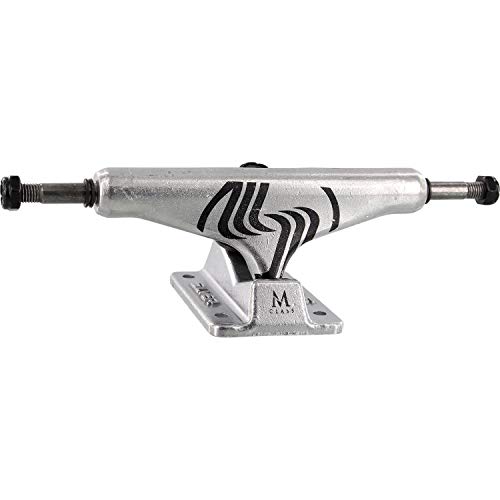 Silver Skate Trucks M-Class Hollow Polished/Black Skateboard Trucks - 5.25