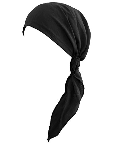 KINGREE Chemo Cap,Turban Headwear,Multi Function Headwrap and Chemo Hats for Hairloss