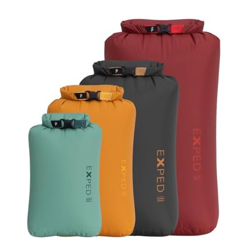 Exped Versa wasserdichte Drybags 4er-Pack (XS-L)