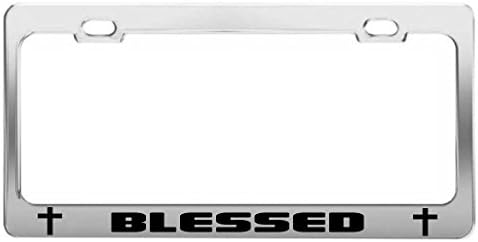 Blessed Religious Positive Message Christian Auto License Plate Frame