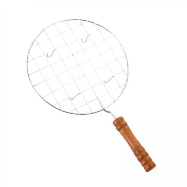 2xStainless Steel Wire Roaster Nonstick for Tea Parties Outdoor Indoor Camping Wood Handle-image-19