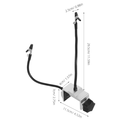 Support de soudage pcb à deux mâchoires avec bras double et socle en acier - 3