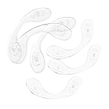 Hemobllo 5 Stück Brillen Nasenpads aus Silikon Rutschfest Formstabil und Bruchfest Transparent...