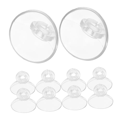 Luxshiny 20個魚槽用吸盤クリップ 透明チューブホルダー 信頼性の酸素管固定アクセサリー 多対応で水槽ホースを安定保持