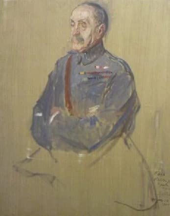 Affiches sur toile Maréchal Foch Jacques Emile Blanche 50x70 décoration murale