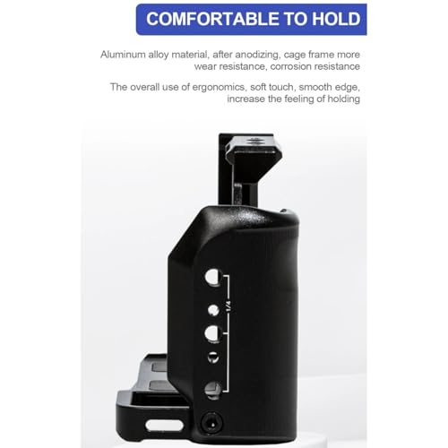 Image of Camera Cage ZVE1 Aluminum Alloy cage for Sony ZV-E1 Camera (Black)