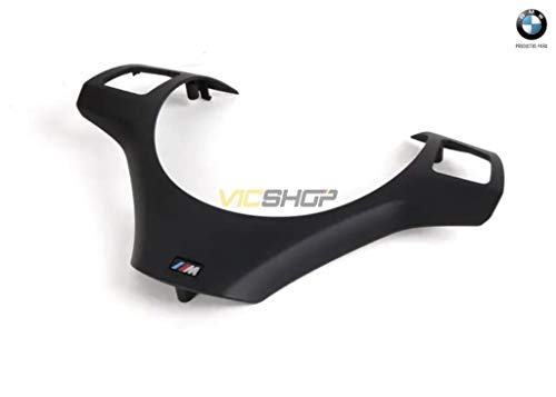 Moldura/Cubierta ///M color negro para volante multifunción E81 E82 E87 E88 E90...