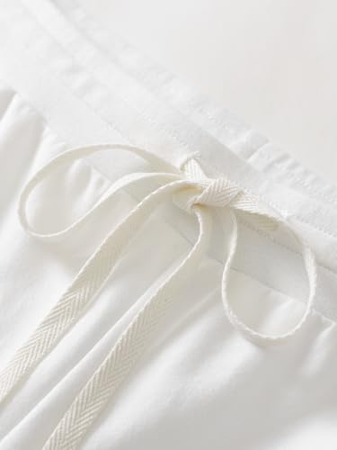 Weintee Women's Plus Size Petite Cotton Capris with Pockets3