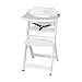 Safety 1st Timba Seggiolone Pappa Evolutivo in Legno con Vassoio Amovibile per Bambini dai 6 Mesi, Senza Cuscino, Bianco