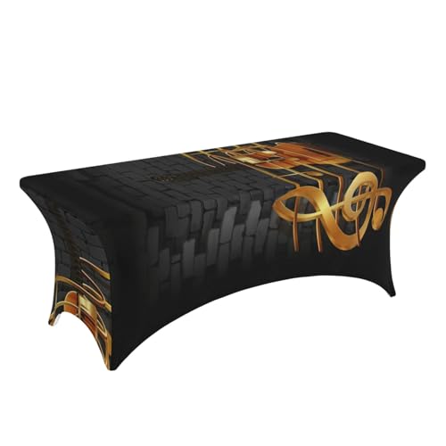 Nappe de table extensible guitare pour fête et banquet de 1,8m