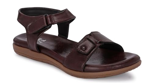 Image of Karaddi Women's Fashion Sandals | Women's Flat Heels | Stylish Ankel Strap Sandal for Ladies