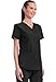 CHEROKEE Workwear Professionals Women Scrubs Top V-Neck WW665, S, Black