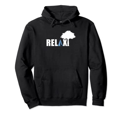 Relax Zelt Camping in der Natur Pullover Hoodie