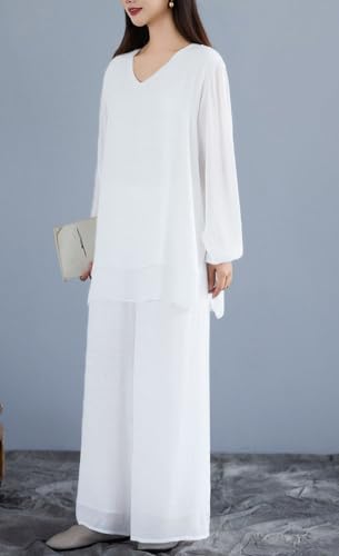 Conjunto de ropa Zen Two premium con pantalón de pierna ancha 3