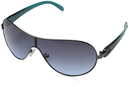 Preisvergleich Produktbild Guess Damen GUF212GUN-3300 Sonnenbrille, Silber (Gun Metal), 0