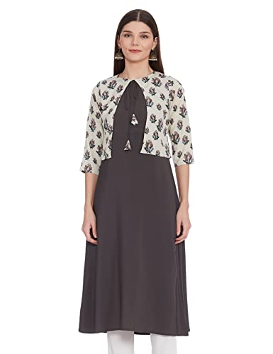 Image of ALC Creations Women's Crepe A-Line Kurti