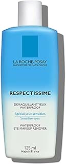 La Roche-Posay Respectissime Waterproof Eye Makeup Remover, Won't Irritate Sensitive Skin-Fragrance Free, 4.2 Fl Oz (Pack of 1)
