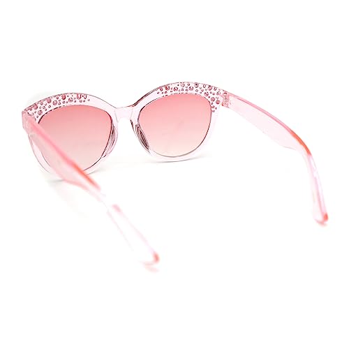SA106 Girls Child Size Engraved Bling Foil Plastic Round Horn Rim Sunglasses4