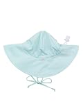 RuffleButts® Baby/Toddler Girls Baby/Toddler Sun Hat with UPF 50+ Sun Protection and Floppy Wide Brim - Mint, 12-24m
