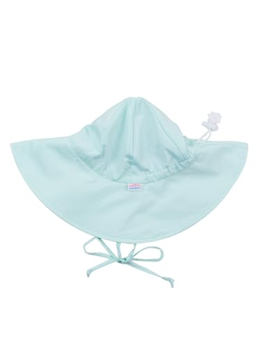 Image of RuffleButts Baby-Girls Sun Hat Floppy Wide Brim UPF 50+ - Baby Sun Hat with Sun Protection