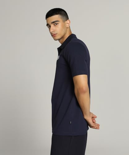Image of Puma Men Cotton Solid Regular Fit T-Shirt