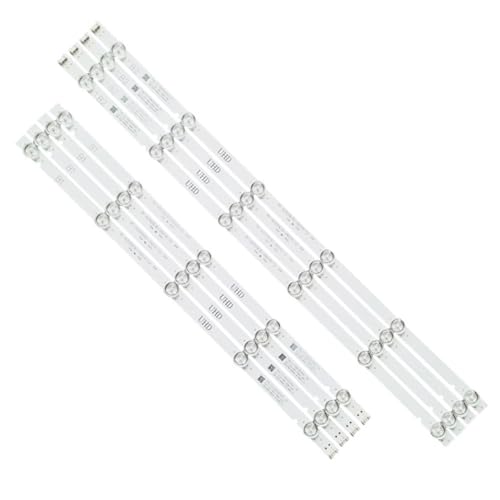 APTANVTVZW 8 Piezas/Kit 55UJ6200-UA 55UJ620Y-TA 55UJ620V-ZA 55LJ620V 55UJ6000 PTV55U21 55U5A LC550EGJ(SK)(A4) RF-AZ550E30-0501A-12 0601B 20 Barra de luz