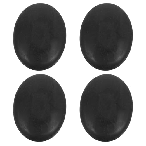 Pierres de massage en basalte noir MAGICLULU pour jambes et corps (lot de 4)