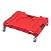 Produktbild QBRICK SYSTEM Transportroller Rollbrett Transportbrett 120 kg Tragkraft ONE Transport Platform Workshop RED Ultra HD Rot 625 x 503 x 160 mm