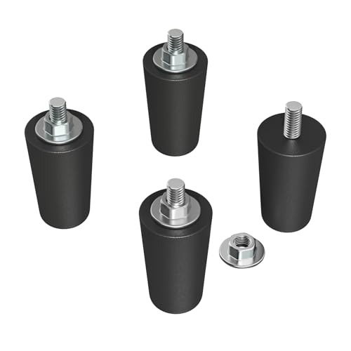 SafBbcue Adjustable Rubber Feet - Leveling Kit for Blackstone Griddle, 4Pcs Foot Pads