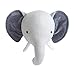 Tête De Cerf Deer Décoration Murale Peluche Animal Mount Elephant Bunny Head Décoration Murale | Tête De Cerf Murale Tenture Chambre Bébé Murale d'enfant Fille Garçon Suspendu Deco Trophée Têtei