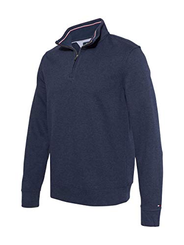 Tommy Hilfiger - Quarter-Zip Pullover Sweatshirt - 13H1858-2XL - Navy Blazer Heather